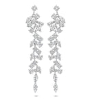 oorhangers zirkonia 60 mm zilver gerhodineerd