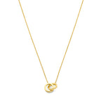 collier rondjes 40 - 42 - 44 cm 14K geelgoud - rondje,bolletje,ringetje,draad
