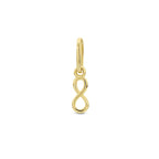 hanger infinity 10 mm 14K geelgoud