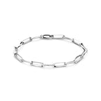 Armband geschlossen 5,0 mm rhodiniertes Silber