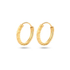 Ohrringe aus 14-karätigem Gelbgold mit Diamanten