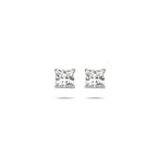 oorknoppen zirkonia zilver wit