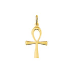 hanger ankh kruis 19 mm 14K geelgoud