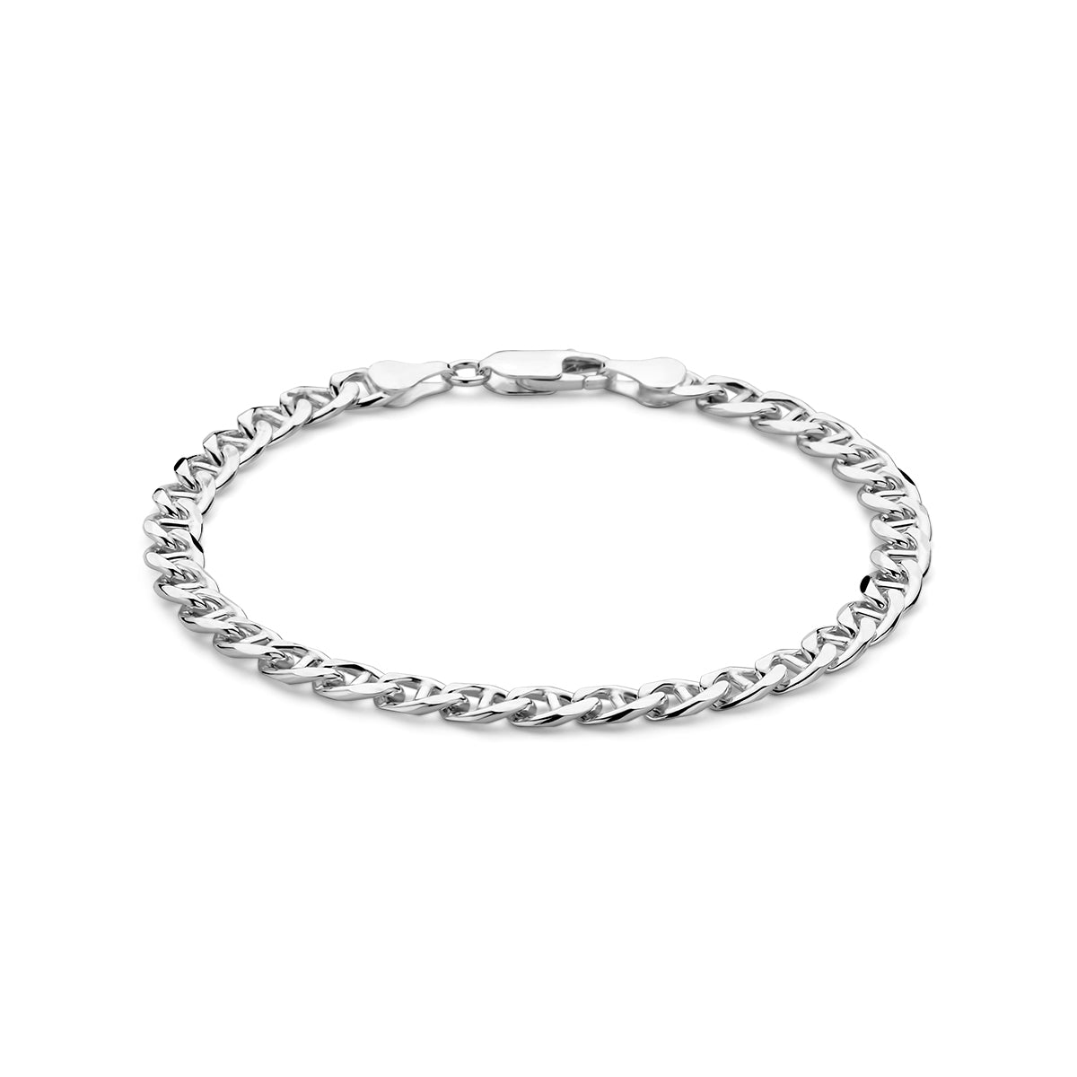 Armband Anker 5,8 mm 21 cm silberweiß