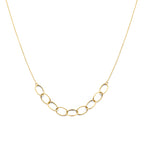 collier 8 mm 42 + 3 cm 14K geelgoud
