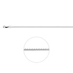 Venezianerkugel 1,5 mm Silber weiß
