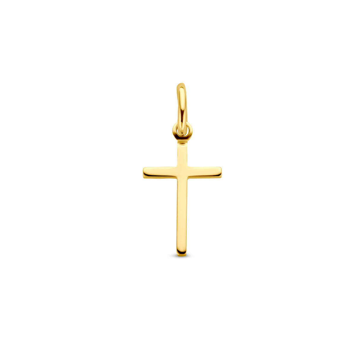 hanger kruis 20 mm 14K geelgoud
