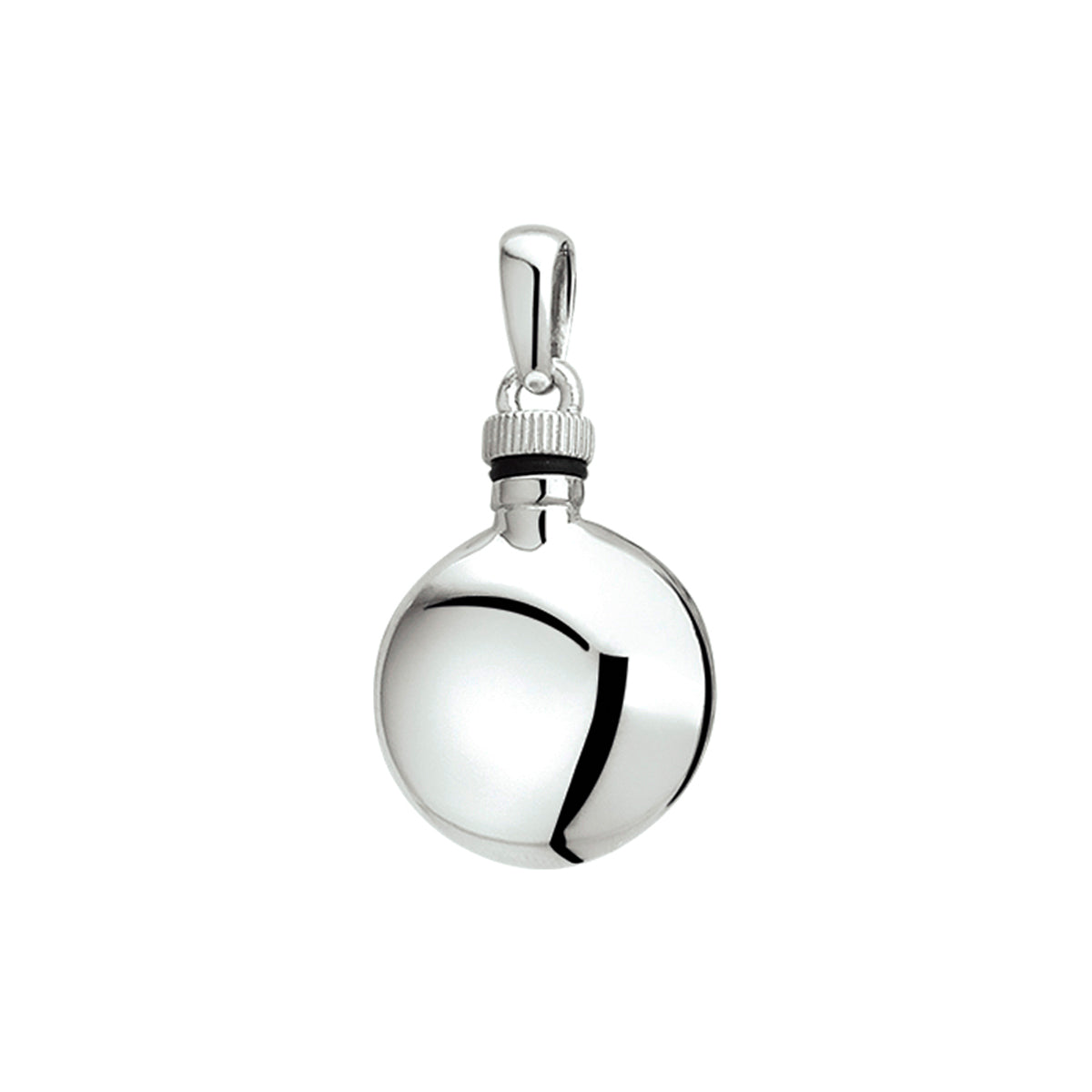 Urnenanhänger 16 mm Silber rhodiniert