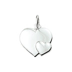 hanger hart zilver wit