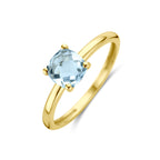 ring topaas 14K geelgoud
