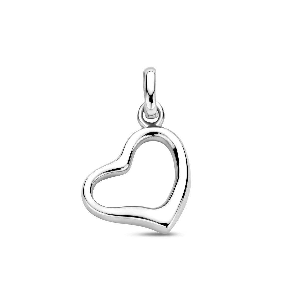 hanger hartje 10 mm zilver gerhodineerd