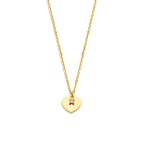 Halskette Herz Zirkonia 40 - 42 - 44 cm 14K Gelbgold
