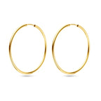 Ohrringe 1,8 mm Rundrohr 14K Gelbgold