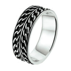 ring oxi zilver geoxideerd