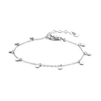 Armband Kreise 16 + 3 cm Silber rhodiniert
