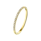 Ring Diamant 0,09 ct h si 14K Gelbgold