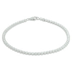 Tennisarmband Zirkonia 2,5 mm 19 cm Silber rhodiniert