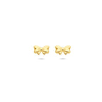 oorknoppen strik 5 mm 14K geelgoud