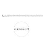 konings 3,0 mm zilver wit