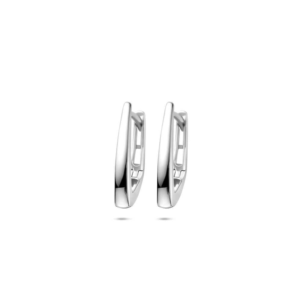 klapoorringen 17 mm zilver gerhodineerd