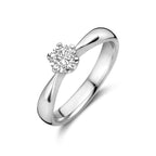 ring zirkonia zilver gerhodineerd