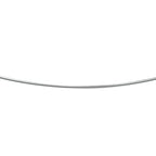 Omega rund ca. 1,0 mm silberweiß