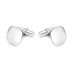 manchetknoppen 16,5 mm zilver gerhodineerd