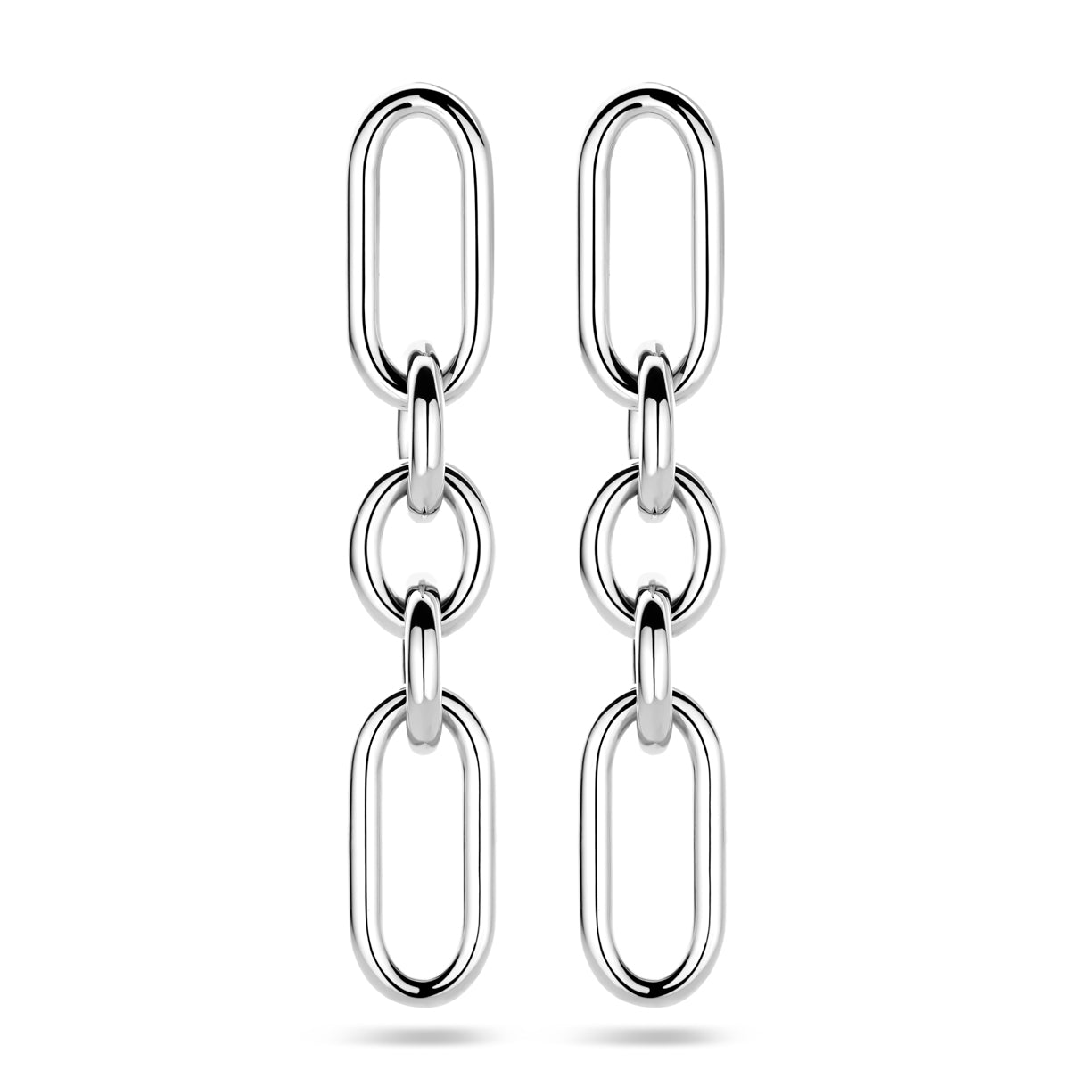 oorhangers schakel 48 mm zilver gerhodineerd