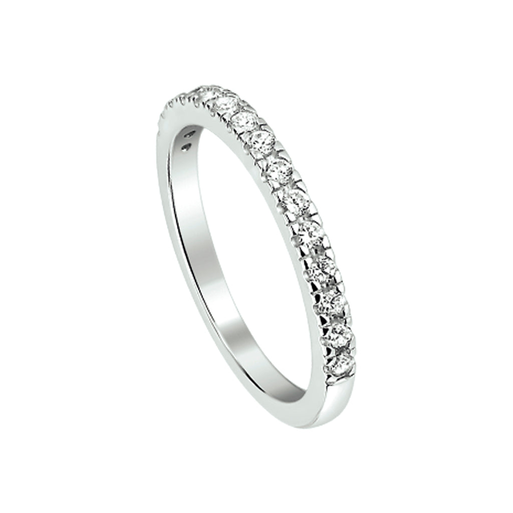 ring zirkonia zilver gerhodineerd