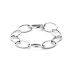 Armband Anker 16 mm 21 cm silber rhodiniert