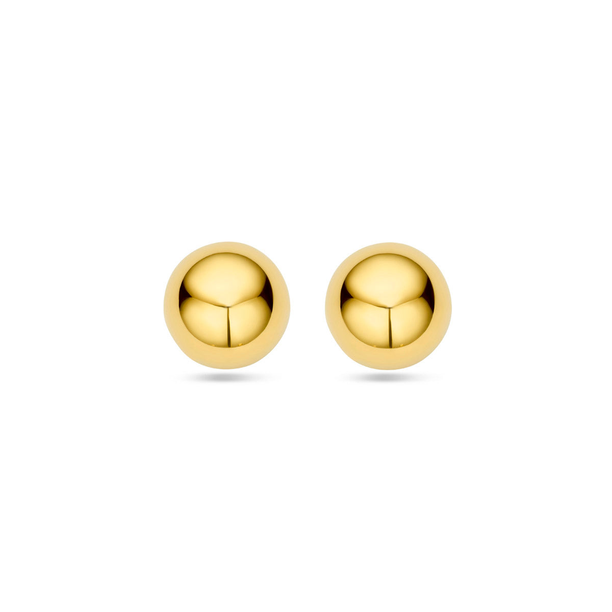 oorknoppen bol 14K geelgoud - bol/half-bol