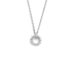 Halskette rund 41 + 4 cm Silber rhodiniert