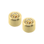 caflon schietknopjes gold plated wit kristal caflon spring loaded systeem
