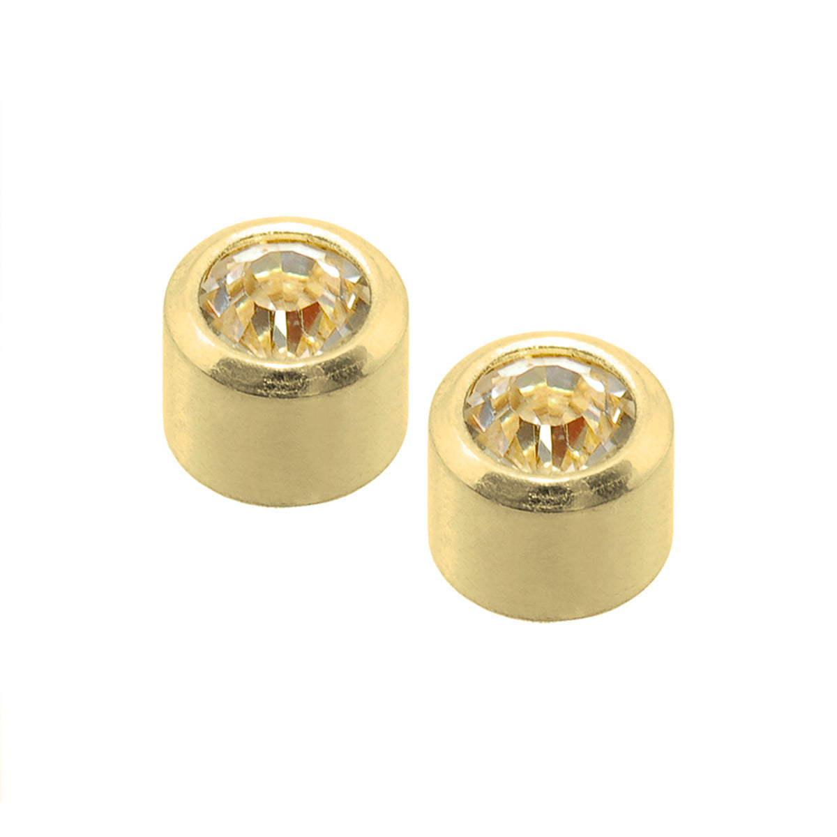 caflon schietknopjes gold plated wit kristal caflon spring loaded systeem