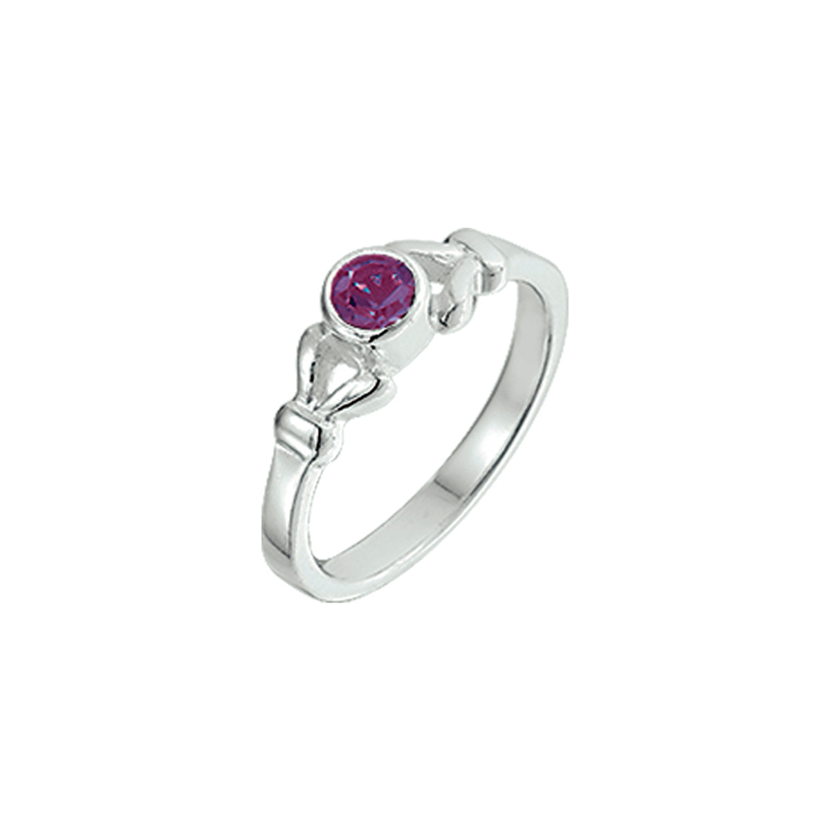 Ring Strass Silber weiß