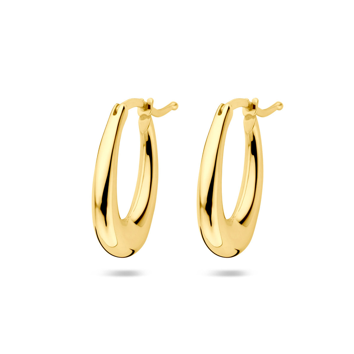 oorringen 20 mm 14K geelgoud - bol