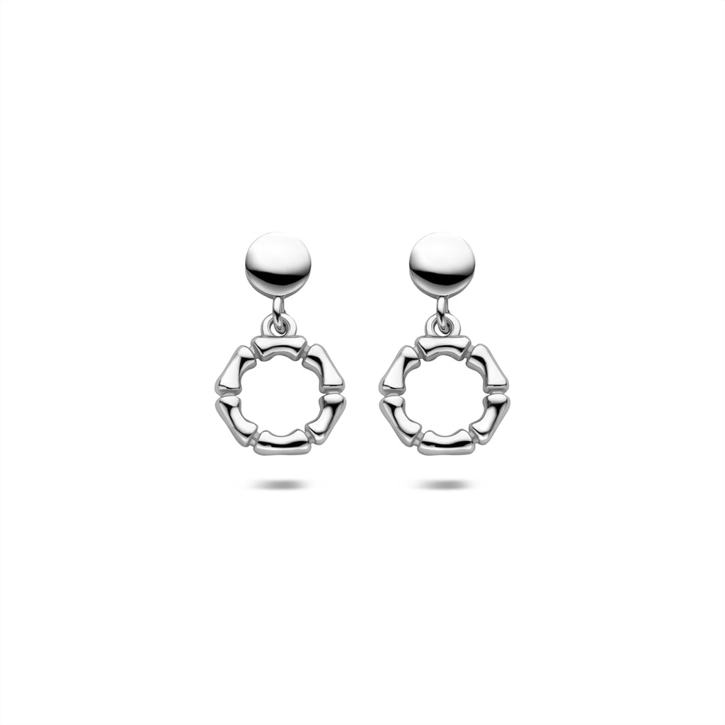 Ohrhänger 18 mm silber rhodiniert