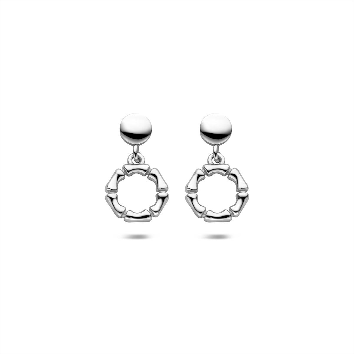Ohrhänger 18 mm silber rhodiniert