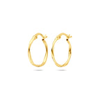 oorringen 20 mm 14K geelgoud