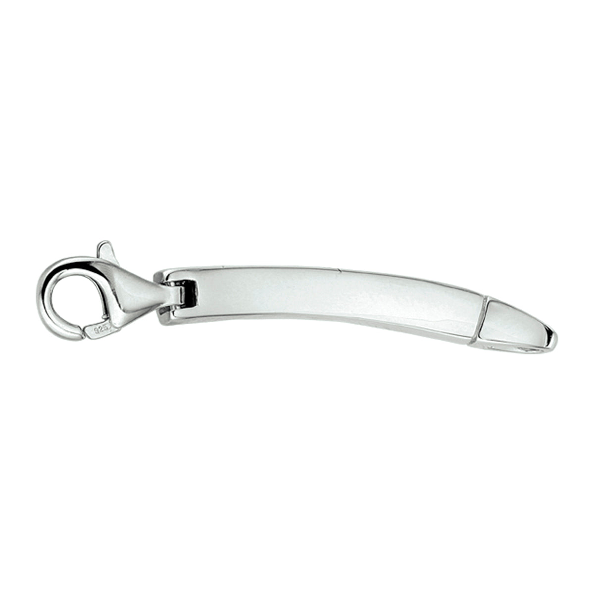 fournituur verlengstuk 4 cm zilver gerhodineerd