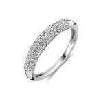 Ring Zirkonia Silber rhodiniert