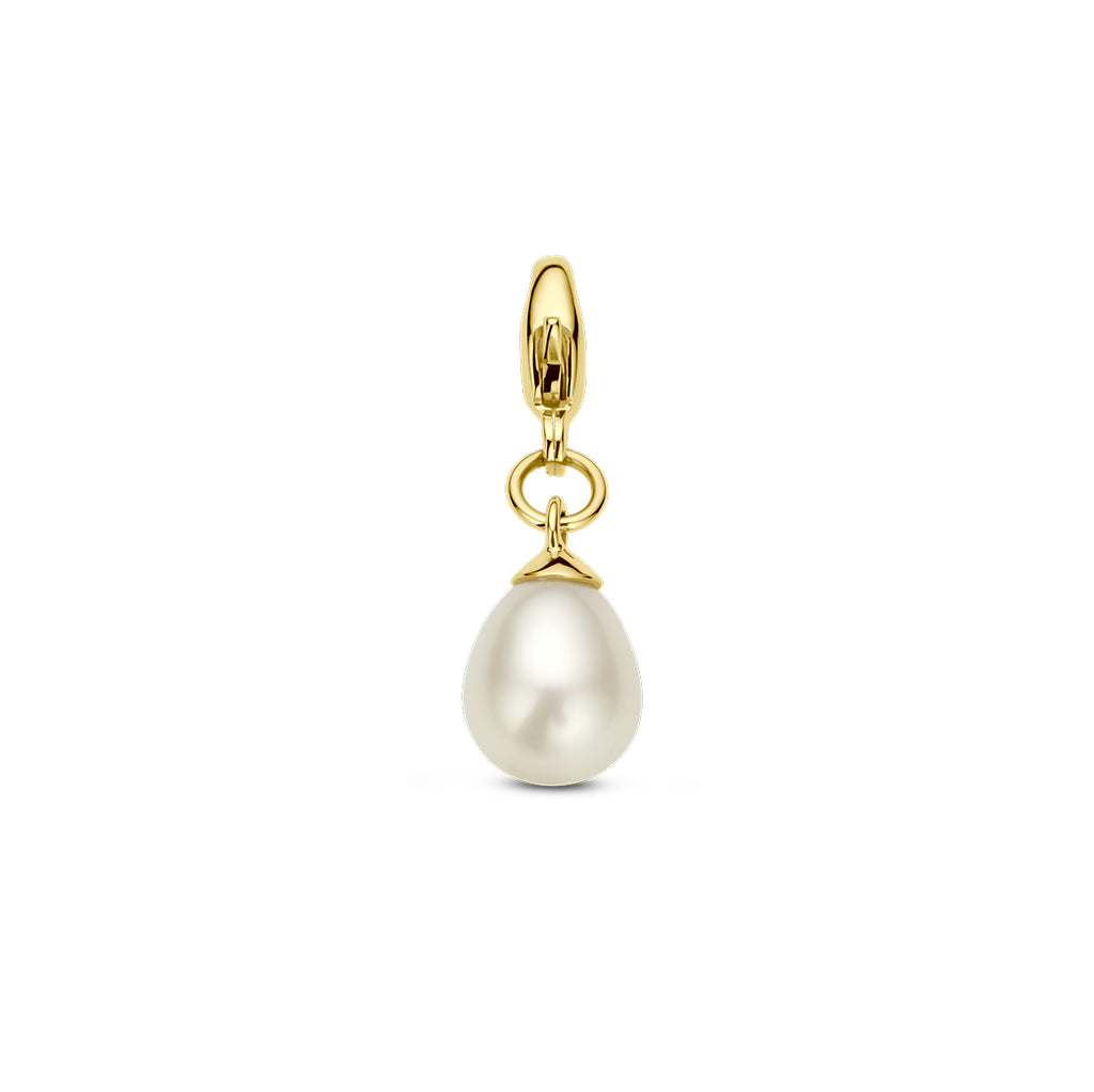 Anhängerperle 9,5 mm 14K Gelbgold