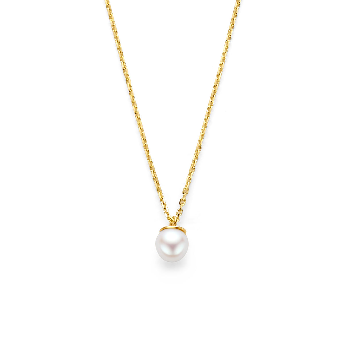 9 Karat Halskette Perle 41 - 43 - 45 cm 9K Gelb
