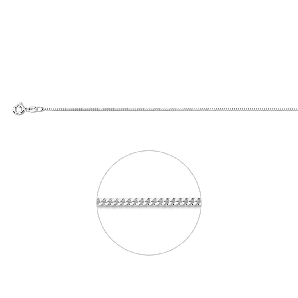 gourmette 1,2 mm 14K witgoud