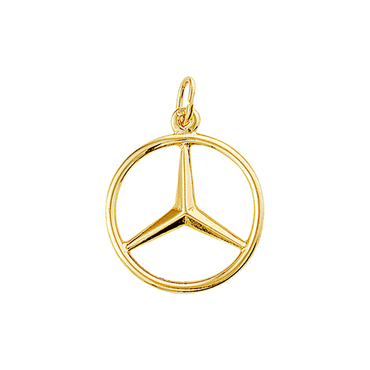 hanger mercedes-logo 14K geelgoud