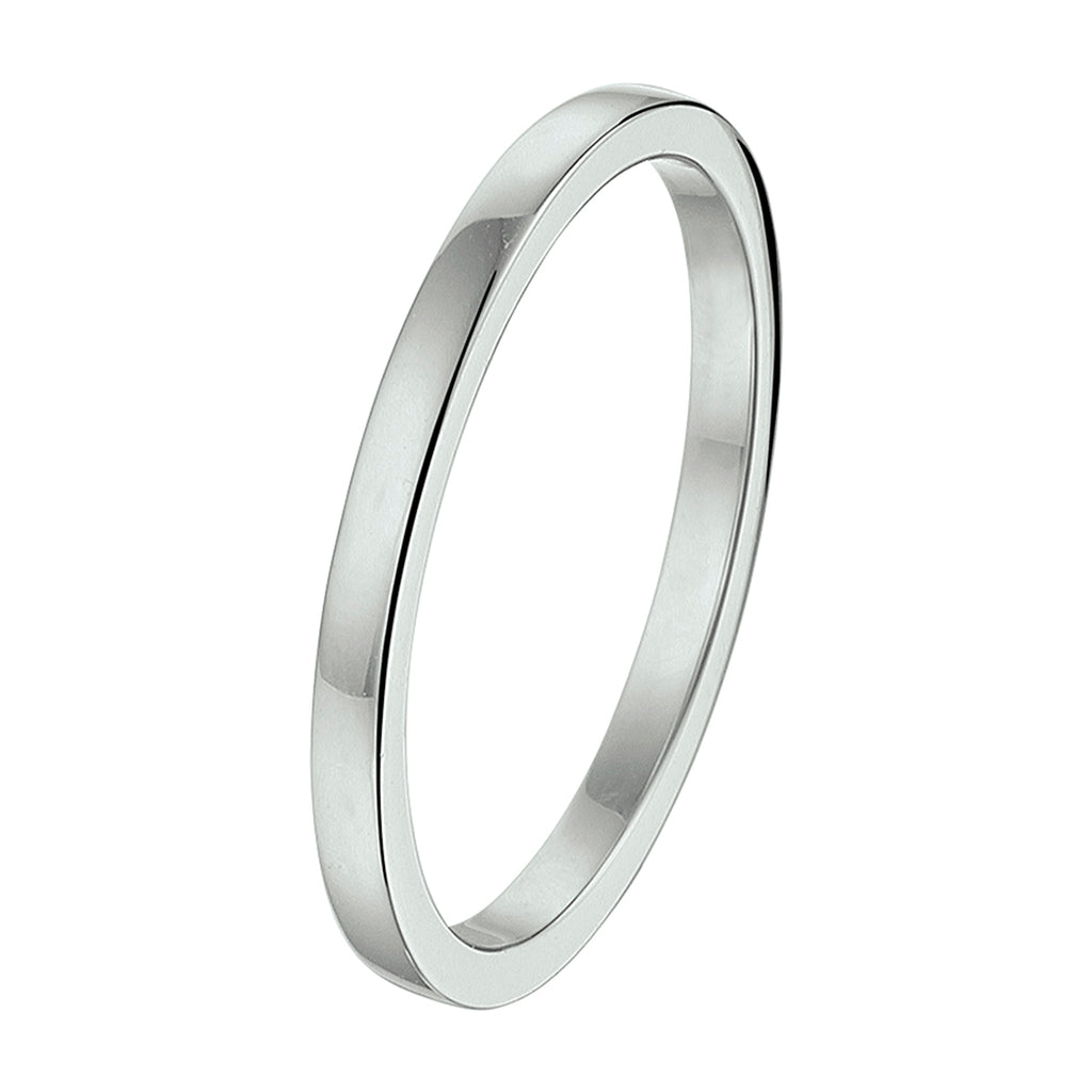 aanschuifring 14K witgoud