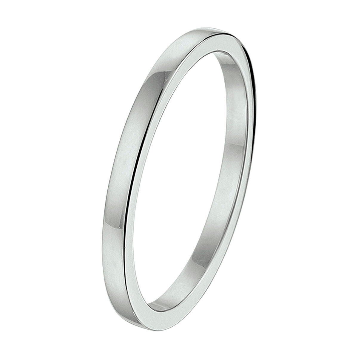 aanschuifring 14K witgoud