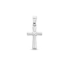 hanger kruis 26 mm zilver gerhodineerd