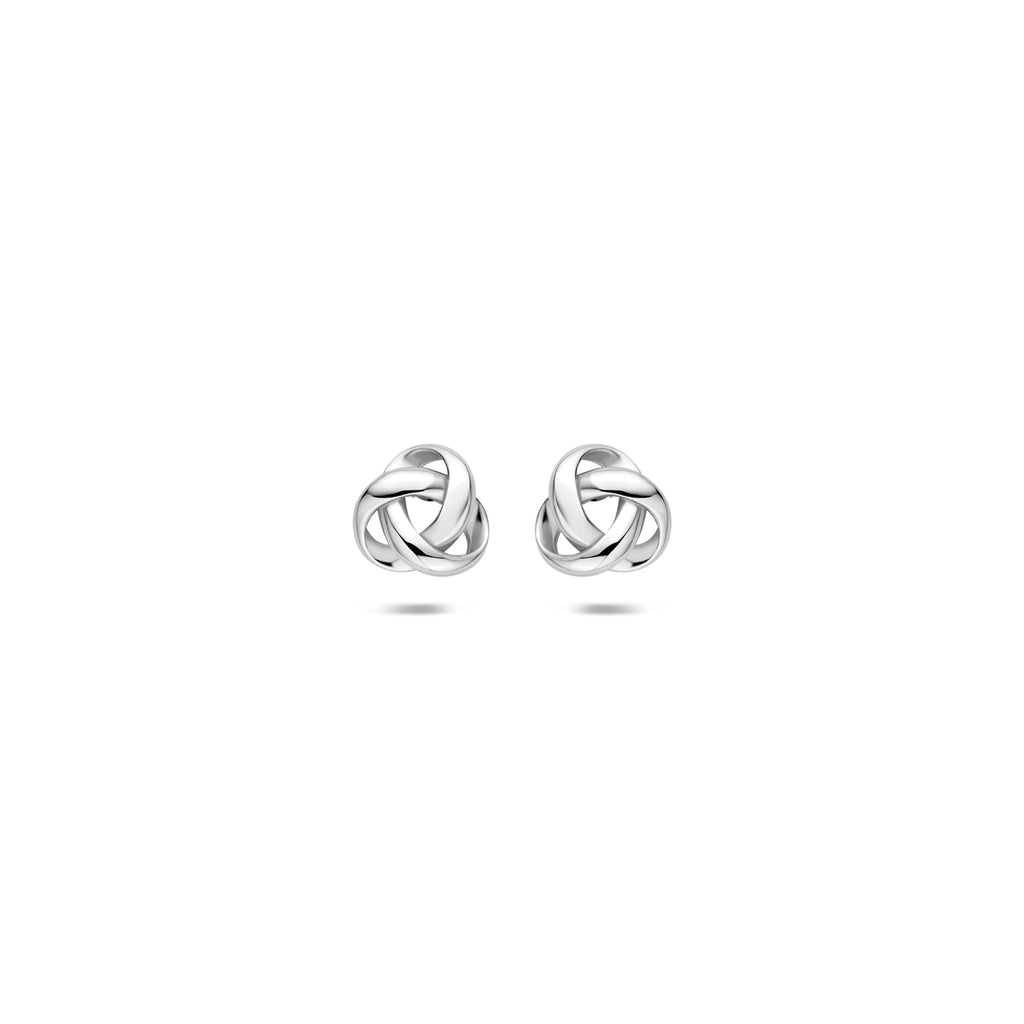 oorknoppen knoop 6 mm zilver gerhodineerd