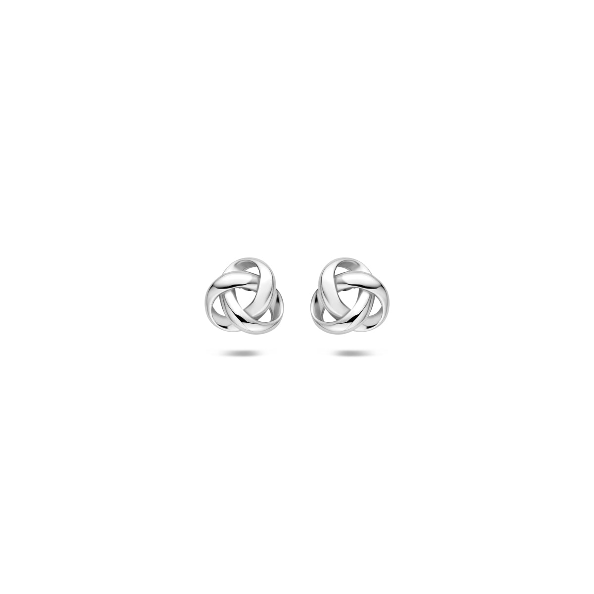 oorknoppen knoop 6 mm zilver gerhodineerd
